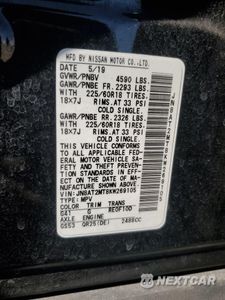 Zdjęcie 13 z 13 samochodu: 2019 NISSAN ROGUE S VIN:JN8AT2MT8KW269105 - miniatura