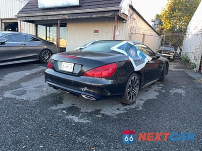 Czwarte zdjęcie samochodu z boku: 2019 MERCEDES-BENZ SL 450 VIN:WDDJK6GA7KF058466 - miniatura