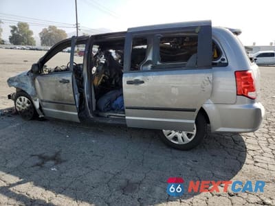 Drugie zdjęcie samochodu z przodu: 2016 DODGE GRAND CARAVAN SE VIN:2C4RDGBG9GR137419 - miniatura