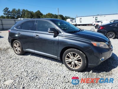 Czwarte zdjęcie samochodu z boku: 2010 LEXUS RX 450H VIN:JTJZB1BA7A2004188 - miniatura