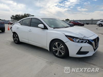 Czwarte zdjęcie samochodu z boku: 2021 NISSAN SENTRA SV VIN:3N1AB8CV6MY207656 - miniatura