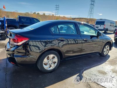 Trzecie zdjęcie samochodu z tyłu: 2013 HONDA CIVIC LX VIN:19XFB2F52DE053573 - miniatura