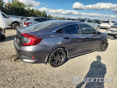 Trzecie zdjęcie samochodu z tyłu: 2019 HONDA CIVIC SPORT VIN:19XFC2F83KE006184 - miniatura