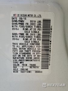Zdjęcie 13 z 13 samochodu: 2016 INFINITI QX70 VIN:JN8CS1MWXGM750010 - miniatura