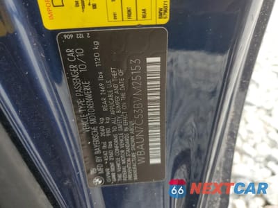 Zdjęcie 12 z 14 samochodu: 2011 BMW 135 I VIN:WBAUN7C53BVM25153 - miniatura