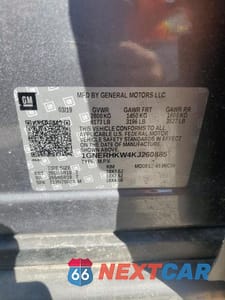 Zdjęcie 13 z 13 samochodu: 2019 CHEVROLET TRAVERSE LT VIN:1GNERHKW4KJ260885 - miniatura