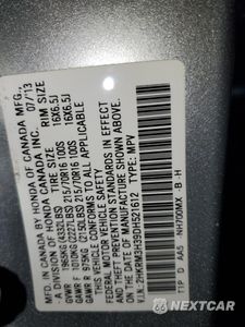 Zdjęcie 12 z 12 samochodu: 2013 HONDA CR-V LX VIN:2HKRM3H39DH521612 - miniatura