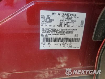 Zdjęcie 13 z 13 samochodu: 2017 FORD EDGE TITANIUM VIN:2FMPK3K94HBC01170 - miniatura