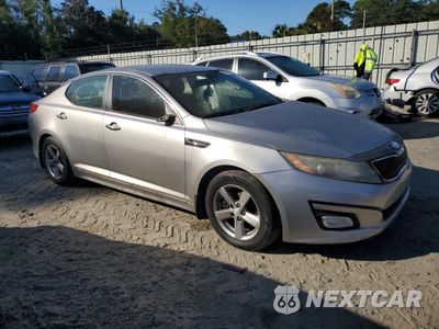 Czwarte zdjęcie samochodu z boku: 2014 KIA OPTIMA LX VIN:5XXGM4A77EG300341 - miniatura