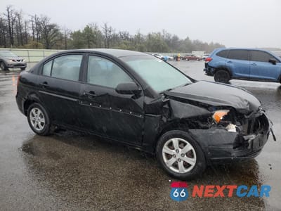 Czwarte zdjęcie samochodu z boku: 2008 HYUNDAI ACCENT GLS VIN:KMHCN46C68U231573 - miniatura