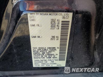 Zdjęcie 12 z 13 samochodu: 2017 NISSAN ALTIMA 2.5 VIN:1N4AL3AP3HC282790 - miniatura