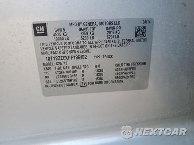 Zdjęcie 12 z 14 samochodu: 2015 GMC SIERRA K2500 SLT VIN:1GT12ZE8XFF185052 - miniatura
