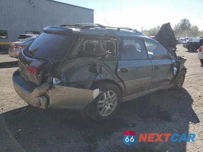 Trzecie zdjęcie samochodu z tyłu: 2001 SUBARU LEGACY OUTBACK VIN:4S3BH665X17665522 - miniatura