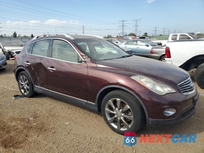Czwarte zdjęcie samochodu z boku: 2012 INFINITI EX35 BASE VIN:JN1AJ0HR3BM852362 - miniatura