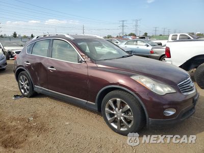 Czwarte zdjęcie samochodu z boku: 2012 INFINITI EX35 BASE VIN:JN1AJ0HR3BM852362 - miniatura