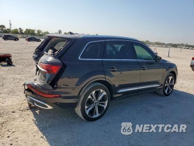 Trzecie zdjęcie samochodu z tyłu: 2023 AUDI Q7 PREMIUM PLUS VIN:WA1LXBF7XPD027664 - miniatura