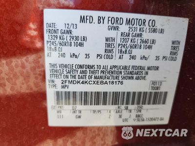 Zdjęcie 13 z 13 samochodu: 2014 FORD EDGE LIMITED VIN:2FMDK4KCXEBA18176 - miniatura