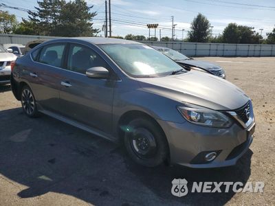 Czwarte zdjęcie samochodu z boku: 2019 NISSAN SENTRA S VIN:3N1AB7AP7KY223702 - miniatura
