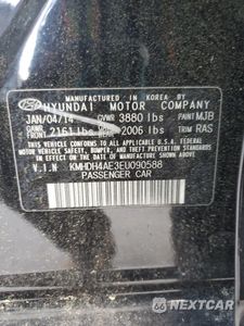 Zdjęcie 12 z 12 samochodu: 2014 HYUNDAI ELANTRA SE VIN:KMHDH4AE3EU090588 - miniatura