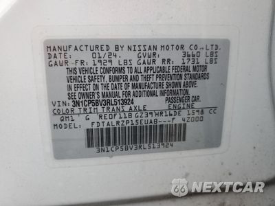 Zdjęcie 13 z 13 samochodu: 2024 NISSAN KICKS S VIN:3N1CP5BV3RL513924 - miniatura