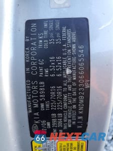 Zdjęcie 14 z 16 samochodu: 2006 KIA SEDONA EX VIN:KNDMB233066065546 - miniatura