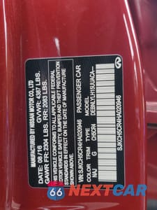 Zdjęcie 14 z 15 samochodu: 2017 INFINITI QX30 BASE VIN:SJKCH5CR4HA020946 - miniatura