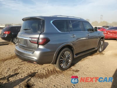 Trzecie zdjęcie samochodu z tyłu: 2019 INFINITI QX80 LUXE VIN:JN8AZ2NC3K9460569 - miniatura