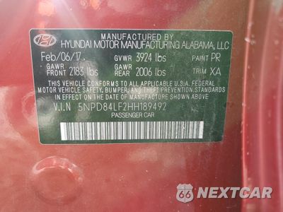 Zdjęcie 12 z 14 samochodu: 2017 HYUNDAI ELANTRA SE VIN:5NPD84LF2HH189492 - miniatura
