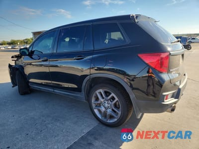 Drugie zdjęcie samochodu z przodu: 2022 HONDA PASSPORT EXL VIN:5FNYF7H54NB006693 - miniatura