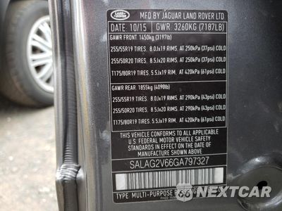 Zdjęcie 13 z 13 samochodu: 2016 LAND ROVER LR4 HSE VIN:SALAG2V66GA797327 - miniatura