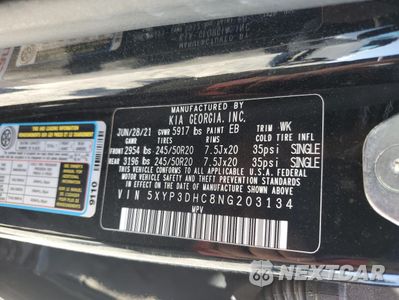Zdjęcie 14 z 17 samochodu: 2022 KIA TELLURIDE EX VIN:5XYP3DHC8NG203134 - miniatura
