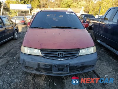 Piąte zdjęcie samochodu w środku: 2002 HONDA ODYSSEY EXL VIN:2HKRL18022H535796 - miniatura