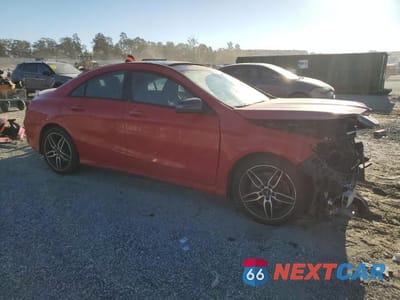 Czwarte zdjęcie samochodu z boku: 2017 MERCEDES-BENZ CLA 250 4MATIC VIN:WDDSJ4GB1HN422075 - miniatura