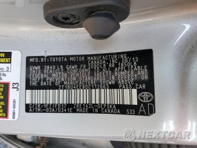 Zdjęcie 12 z 14 samochodu: 2013 TOYOTA COROLLA BASE VIN:2T1BU4EE8DC112663 - miniatura