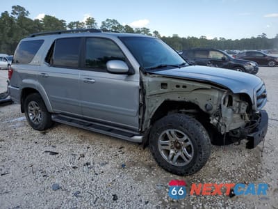 Czwarte zdjęcie samochodu z boku: 2004 TOYOTA SEQUOIA SR5 VIN:5TDZT34A14S232578 - miniatura