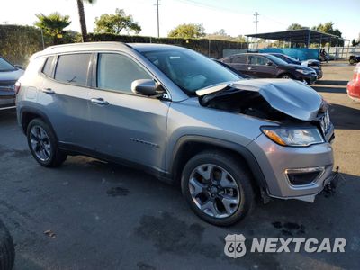 Czwarte zdjęcie samochodu z boku: 2019 JEEP COMPASS LIMITED VIN:3C4NJCCB0KT670817 - miniatura