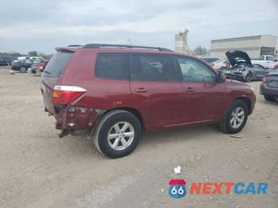 Trzecie zdjęcie samochodu z tyłu: 2009 TOYOTA HIGHLANDER BASE VIN:JTEES41A492131203 - miniatura