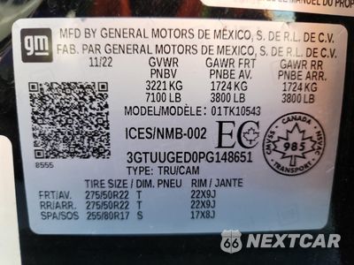 Zdjęcie 13 z 14 samochodu: 2023 GMC SIERRA K1500 DENALI VIN:3GTUUGED0PG148651 - miniatura