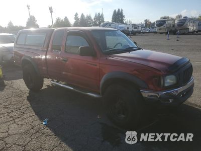 Czwarte zdjęcie samochodu z boku: 2001 TOYOTA TACOMA XTRACAB VIN:5TEWN72N01Z825874 - miniatura