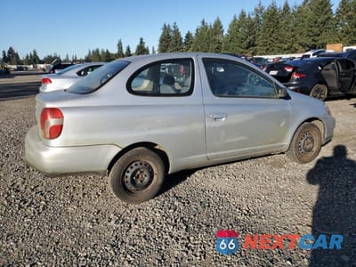 Trzecie zdjęcie samochodu z tyłu: 2000 TOYOTA ECHO VIN:JTDAT1236Y5002276 - miniatura