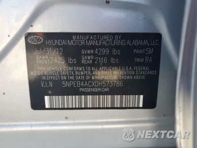 Zdjęcie 13 z 13 samochodu: 2013 HYUNDAI SONATA GLS VIN:5NPEB4ACXDH573786 - miniatura