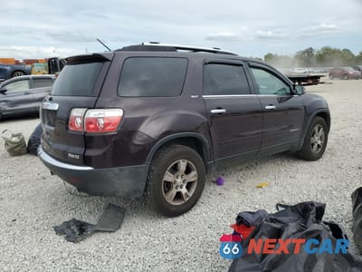 Trzecie zdjęcie samochodu z tyłu: 2008 GMC ACADIA SLT-1 VIN:1GKEV23788J230245 - miniatura