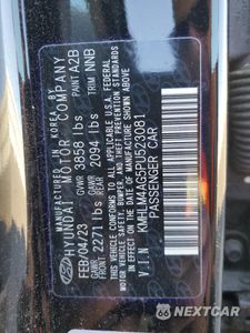 Zdjęcie 12 z 15 samochodu: 2023 HYUNDAI ELANTRA SEL VIN:KMHLM4AG5PU523081 - miniatura