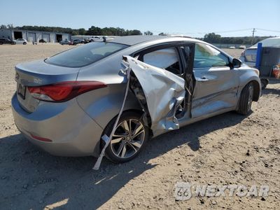 Trzecie zdjęcie samochodu z tyłu: 2015 HYUNDAI ELANTRA SE VIN:KMHDH4AE6FU456173 - miniatura