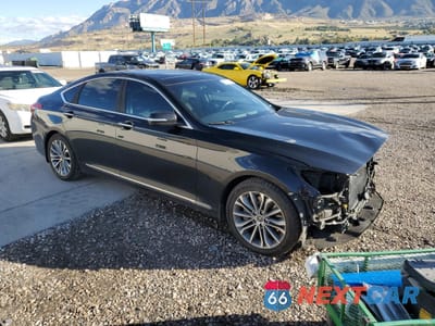 Czwarte zdjęcie samochodu z boku: 2017 GENESIS G80 BASE VIN:KMHGN4JE8HU173606 - miniatura