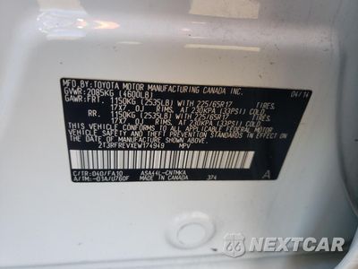 Zdjęcie 12 z 14 samochodu: 2014 TOYOTA RAV4 XLE VIN:2T3RFREVXEW174949 - miniatura