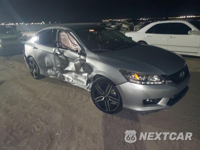 Czwarte zdjęcie samochodu z boku: 2014 HONDA ACCORD TOURING VIN:1HGCR3F97EA002356 - miniatura