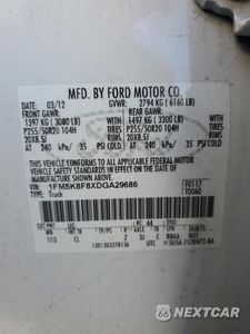 Zdjęcie 13 z 13 samochodu: 2013 FORD EXPLORER LIMITED VIN:1FM5K8F8XDGA29686 - miniatura