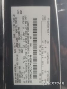 Zdjęcie 13 z 16 samochodu: 2019 FORD ESCAPE SE VIN:1FMCU9GD1KUB29581 - miniatura