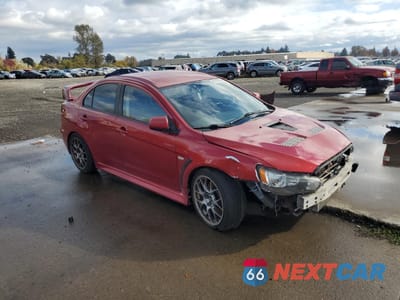 Czwarte zdjęcie samochodu z boku: 2013 MITSUBISHI LANCER EVOLUTION MR VIN:JA32W5FV5DU016490 - miniatura